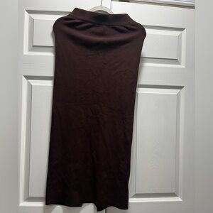 Elegant Brown Women's Skirt